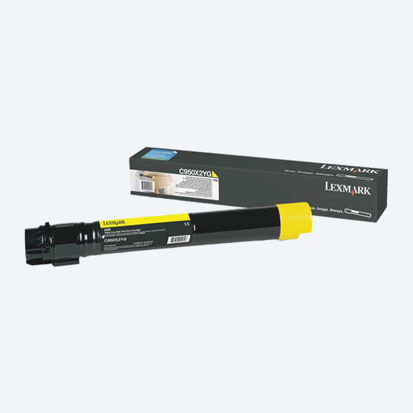 Tóner Lexmark C950, Amarillo, 22000 Páginas, Alto Rendimiento