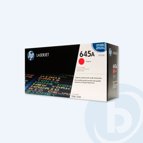 C9733A - T&oacute;ner HP 645A, Magenta, 12000 p&aacute;ginas, para LaserJet 5550dn