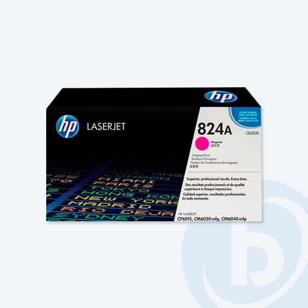 CB387A - Tambor de Imagen HP 824A, Magenta, 23000 p&aacute;ginas, para LaserJet CM6040/CP6015dn