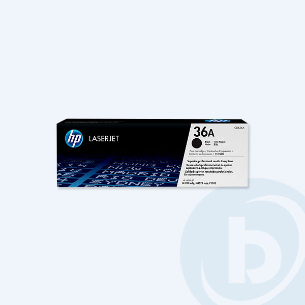 CB436A - Toner HP CB436A Negro, 2000pags, para LaserJet P1505/n, M1120mfp, M1522mfp