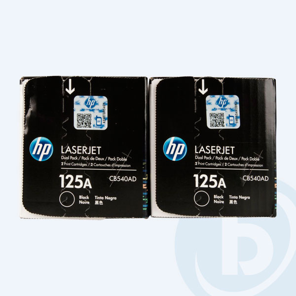 CB540AD - Paquete 2 T&oacute;ners HP 125A, Negro, 2200 p&aacute;ginas