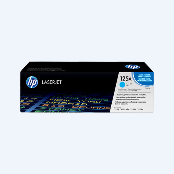 Tóner HP 125A, Cyan, 1400 Páginas, para Laserjet CP1515N