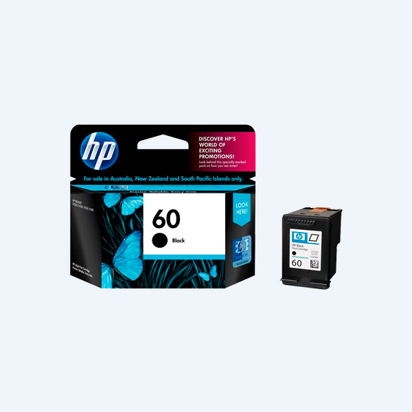 Cartucho HP 60, Negro, 200 páginas, Rendimiento Estándar