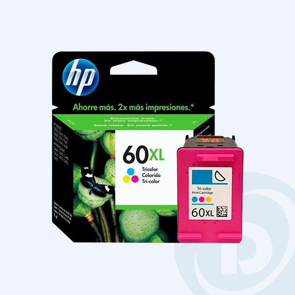 CC644WL - Cartucho HP 60XL, Tricolor, 440 p&aacute;ginas, Alto Rendimiento