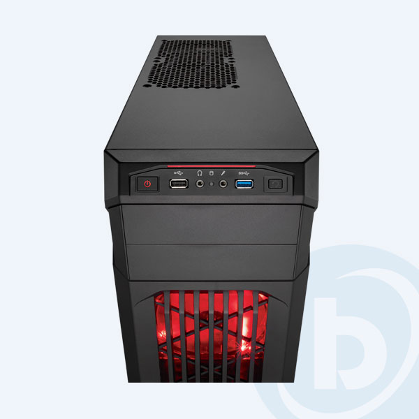 CC-9011050-WW - Corsair Carbide SPEC-01, Midi-Tower, PC, 1x 120 mm, Fondo, ATX, Micro-ATX, Mini-ITX, Juego
