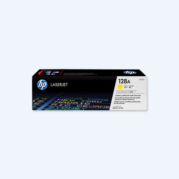 Tóner HP 128A, Amarillo, 1300 páginas