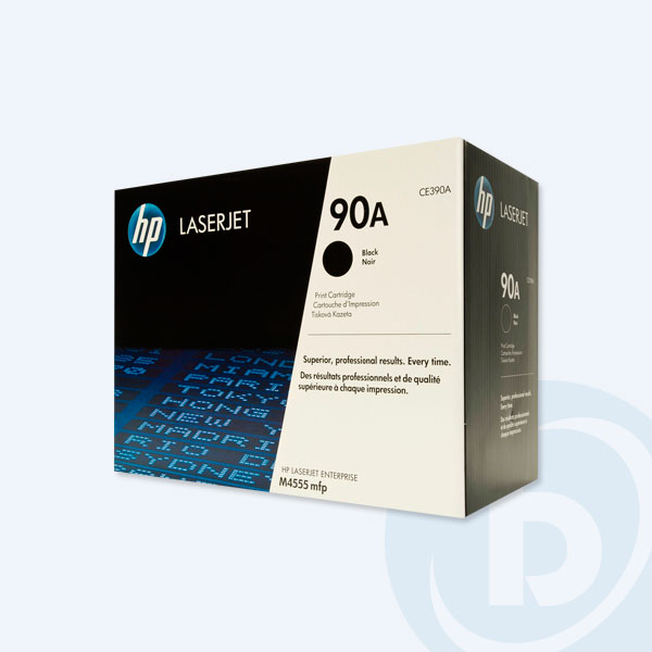 CE390A - T&oacute;ner HP 90A, Negro, 10000 p&aacute;ginas, para LaserJet 600 M601N/M602N/M602X/M603N/M603XH