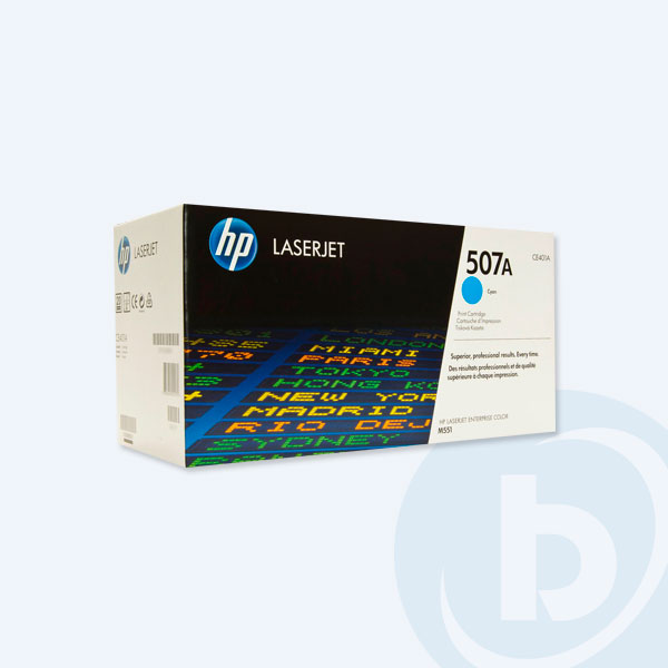 CE401A - T&oacute;ner HP 507A Cyan, 6000pags