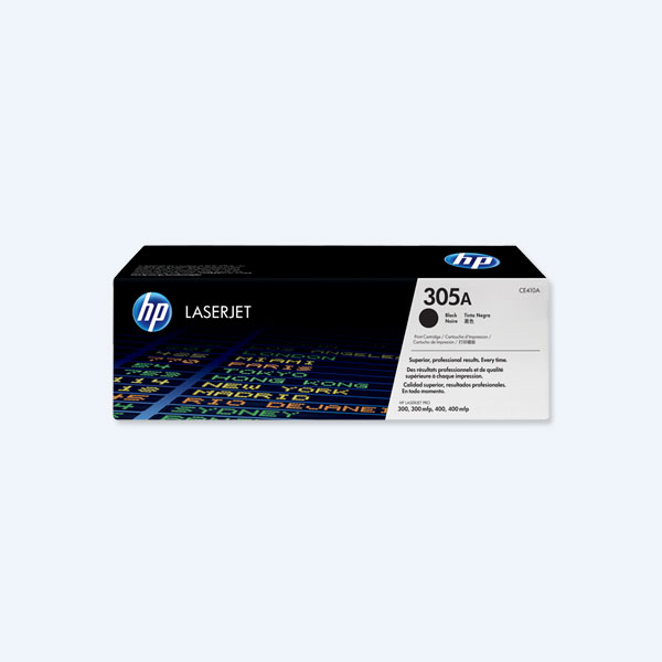 Cartucho de Tóner HP 305A, Negro, p/ HP Laserjet Pro 400/M475