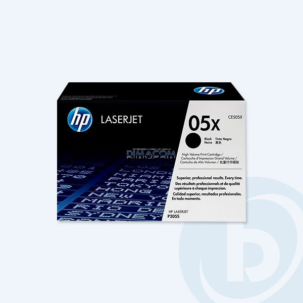 CE505X - T&oacute;ner HP 05x, Negro, 6500 p&aacute;ginas