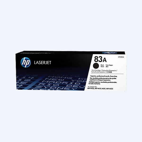 Tóner LaserJet HP 83A, Negro, 1500 páginas