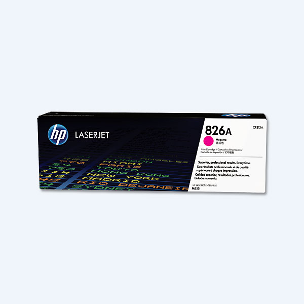 Tóner HP 826A, Magenta, 31500páginas, Color LaserJet Printers/ HP Color LaserJet M855 Printer series