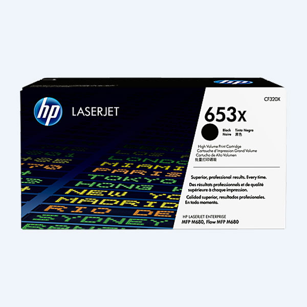 Tóner HP 653X, Negro, 21000 páginas, Alto Rendimiento
