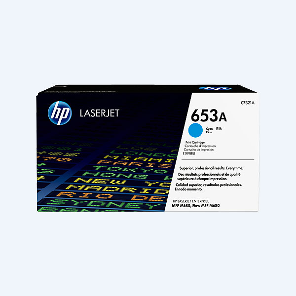 Tóner HP 653A, Cian, 16500 páginas