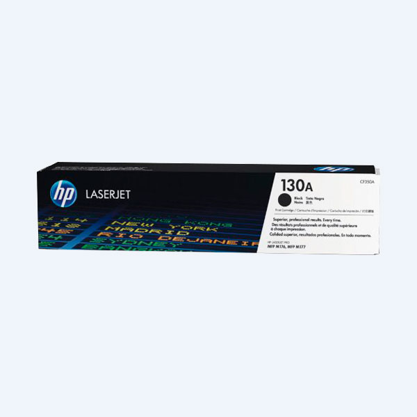 Tóner HP 130A, Negro, 1300 Páginas, para Laserjet M153/M176/M177FW