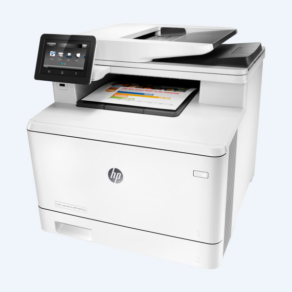 Multifuncional Láser HP Laserjet Pro M477FNW, 27 ppm Negro/Color, WiFi/USB, Fax
