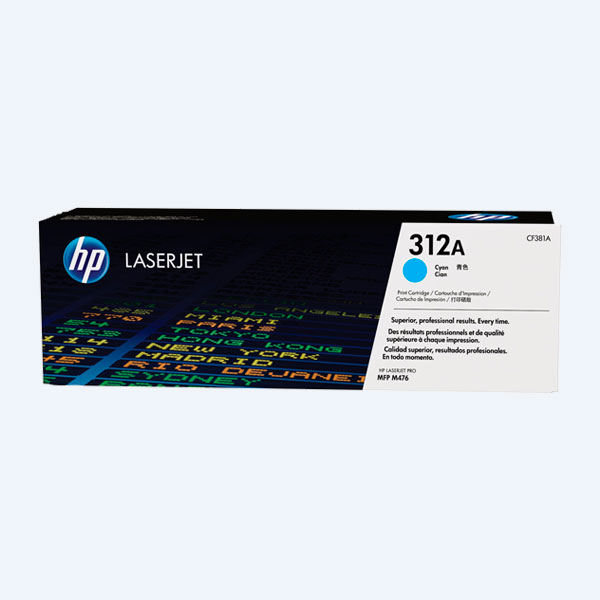 Tóner HP 312A LaserJet, Cian, 2700 Páginas, Rendimiento Estándar