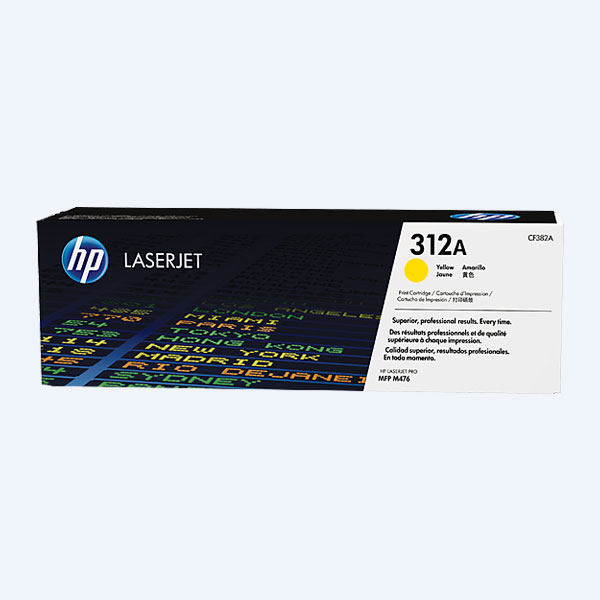 Tóner HP 312A LaserJet, Amarillo, 2700 Páginas, Rendimiento Estándar