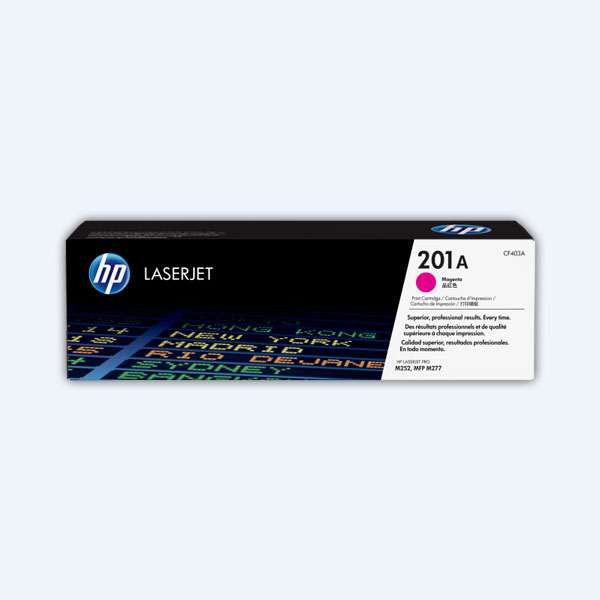 Tóner HP 201A, Magenta, Rendimiento 1.500 Páginas