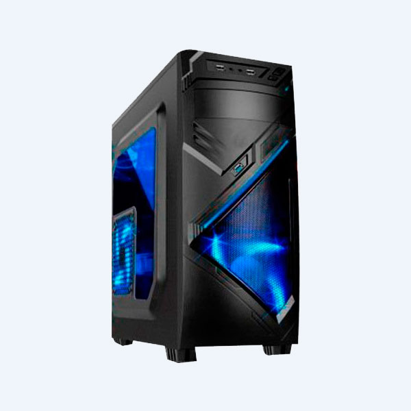 Gabinete para PC KME Eagle Warrior Gaming CG-07R0, Micro ATX/ATX, Azul
