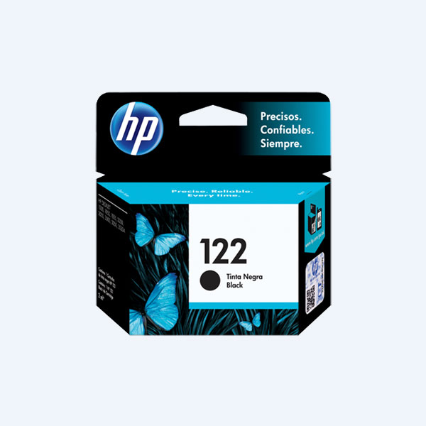 Cartucho HP 122, Negro, 120 páginas, Rendimiento Estándar