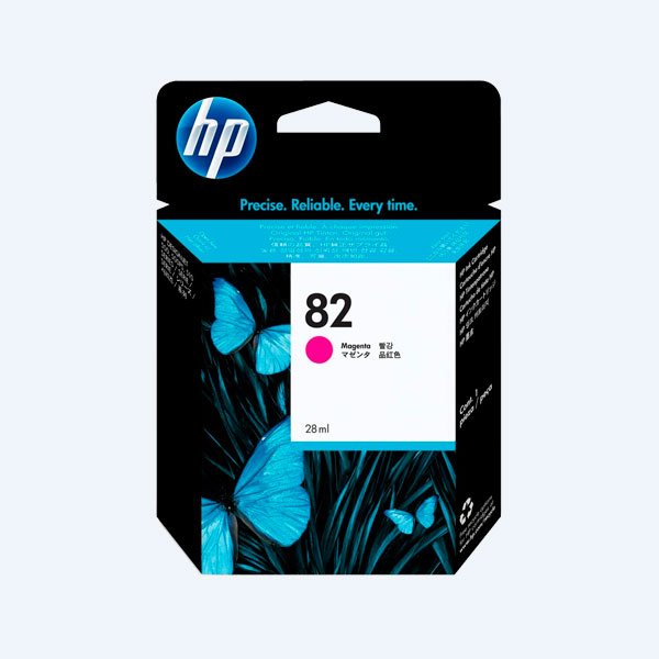 Cartucho HP 82, Magenta, 28ml, para Designjet 500/510/800