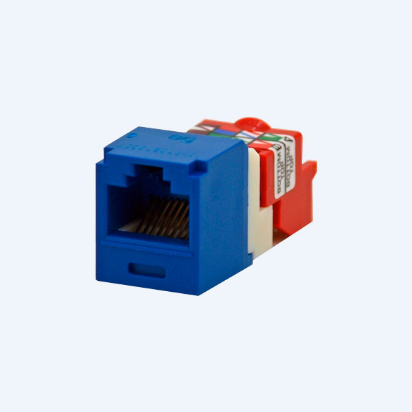 Jack Mini Panduit TX5E, Categoría 5e, Azul