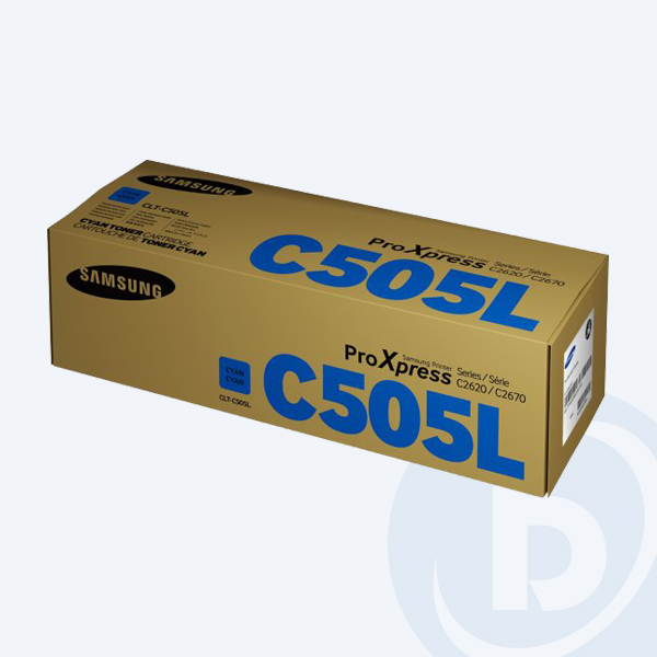 CLT-C505L/XAA - T&oacute;ner Samsung CLT-C505L, Cyan, 3500 P&aacute;ginas, Rendimiento Est&aacute;ndar