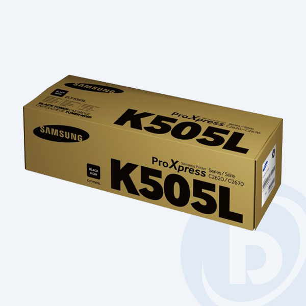 CLT-K505L/XAA - T&oacute;ner Samsung CLT-K505L/XAA, Negro, 6000 P&aacute;ginas, Rendimiento Est&aacute;ndar