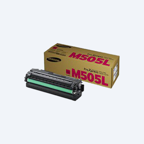 Tóner Samsung CLT-M505L/XAA, Magenta, 3500 Páginas, Rendimiento Estándar, para SL-C2680FX/ C2620DW/ C2670FW