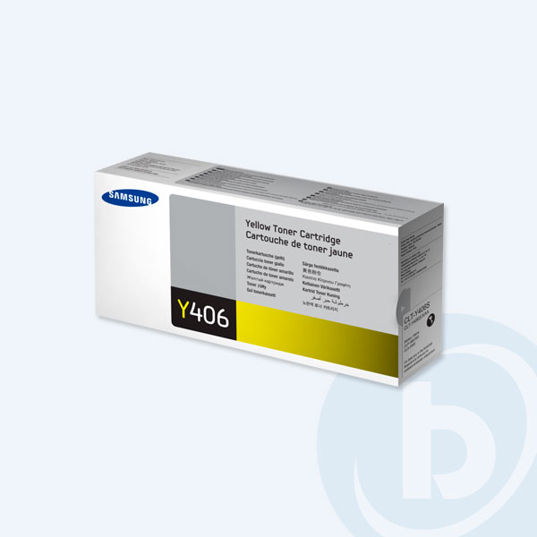 CLT-Y406S/XAX - T&oacute;ner Samsung, Amarillo, 1000 p&aacute;ginas, para CLP-365W/CLX-3305
