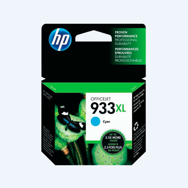 Cartucho HP 933XL, Cyan, 825 páginas, Alto Rendimiento, para Officejet 7610/7612/7110
