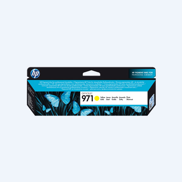 Cartucho HP 971, Amarillo, 2500 páginas, Rendimiento Estándar, para Officejet Pro X451dw/X476dw