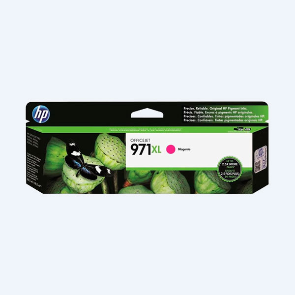 Cartucho HP 971XL, Magenta, 6600 páginas, Alto Rendimiento, para Officejet Pro X451dw/X476dw