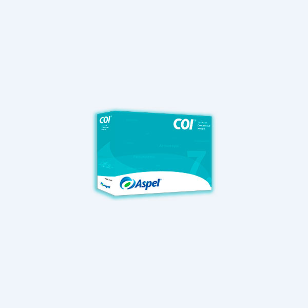 Renta Aspel COI 7.0, 1 usuario, 99 empresas, 1 Mes