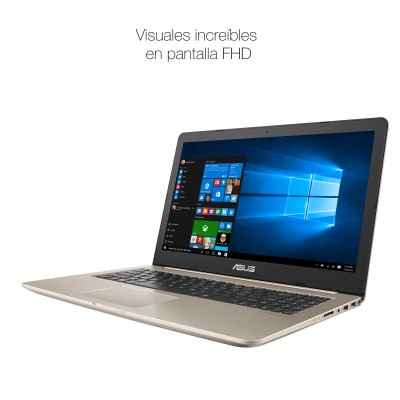 Laptop ASUS Vivobook Pro, Intel Core i7, 8 GB, 1000 GB + 128 GB SSD, 15.6 pulgadas, Windows 10 Pro, NVIDIA GeForce GTX 1050 2GB
