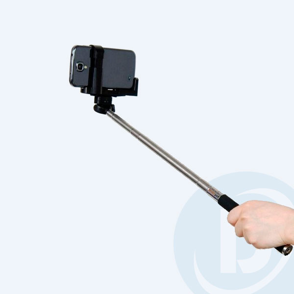 SELFIE-COMBONEG-BULK - Selfie Stick Ginga Basic, Bluetooth, Compatible con Smartphones