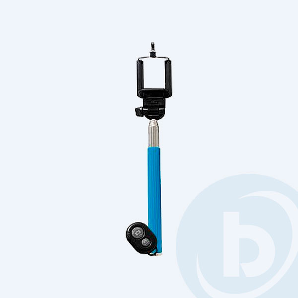 SELFIE-COMBONEG-BULK - Selfie Stick Ginga Basic, Bluetooth, Compatible con Smartphones