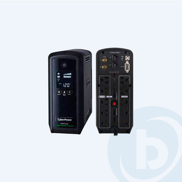 CP1000PFCLCD - No Break CyberPower Senoid LCD, 1000VA, Tel/Red/Coax