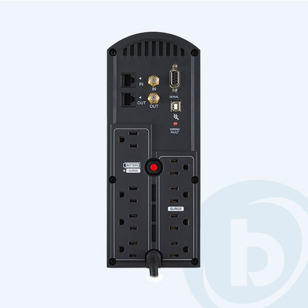 CP1350AVRLCD - No Break CyberPower Smart LCD, 1350VA, 8contactos, Tel/Red/Coax
