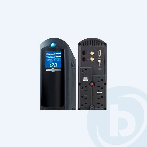 CP1350AVRLCD - No Break CyberPower Smart LCD, 1350VA, 8contactos, Tel/Red/Coax