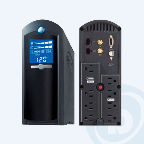 CP1500AVRLCD - No Break Cyber Power, 1500VA, 900W, 8 Contactos, Torre