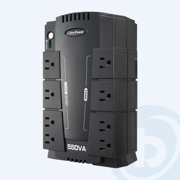 CP550SLG - No Break CyberPower Standby, 550VA, 330W, 8 Contactos, 8min