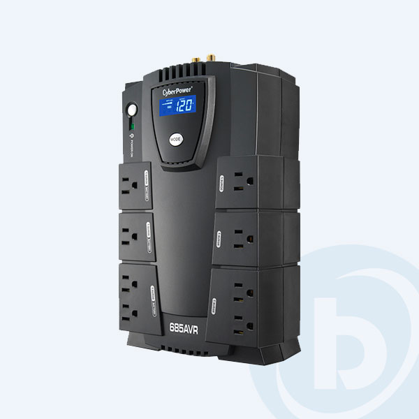 CP685AVRLCD - No-break CyberPower Intelligent LCD CP685AVRLCD, 685VA, 8 Cont