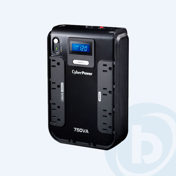 CP750LCD - No Break CyberPower LCD CP750LCD, 750VA, 420W, 8 Contactos, 10min, Protecci&oacute;n telef&oacute;nica