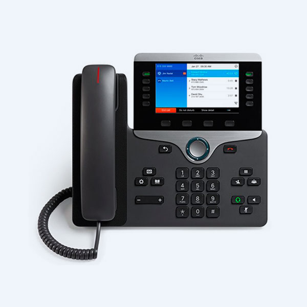 Teléfono IP Cisco 8841, Montable a pared, Security, Pantalla ajustable