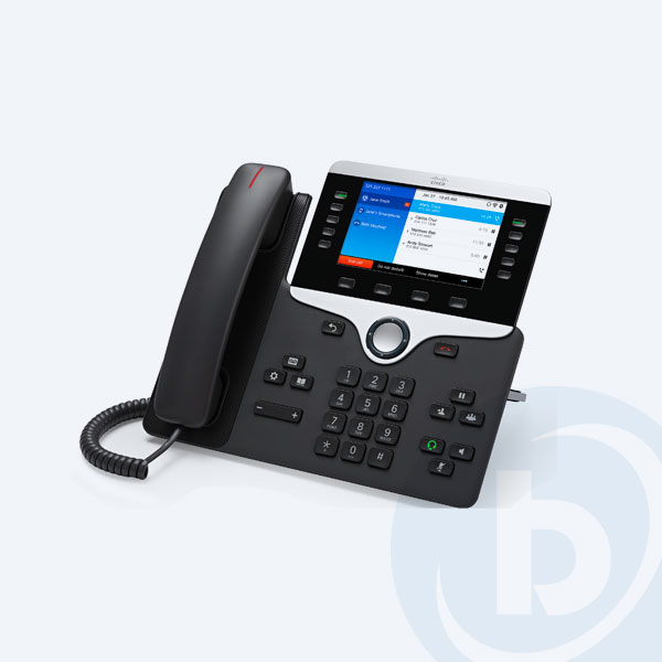 CP-8861-K9= - Tel&eacute;fono IP Cisco 8861, Al&aacute;mbrico, 5 L&iacute;neas, PoE, USB/RJ-45/WiFi