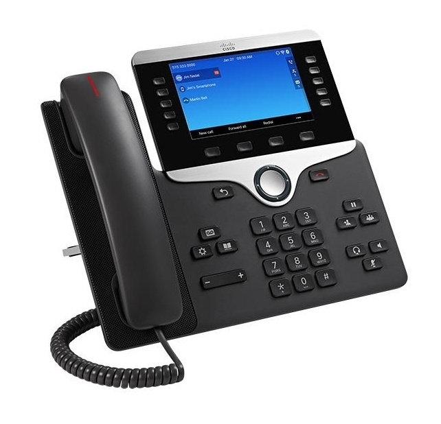 Cisco Teléfono IP con Pantalla 5'' 8841, Alámbrico, Altavoz, Negro/Plata