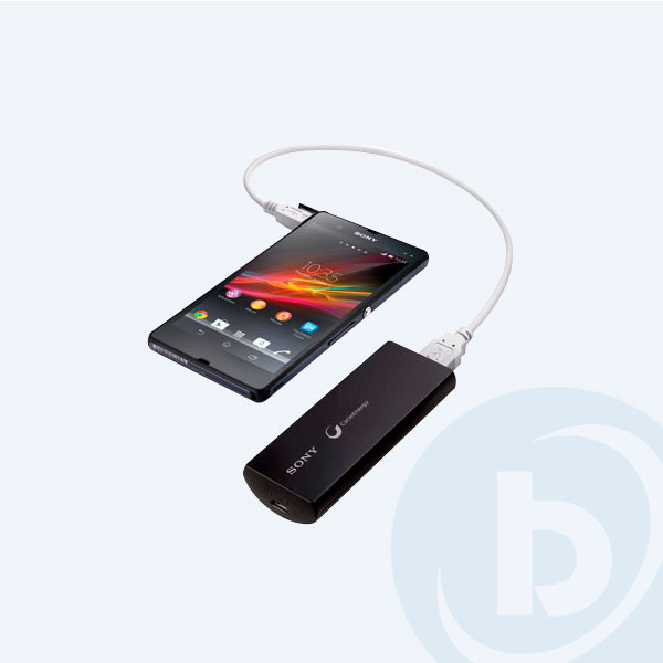 CP-V3/BC - Cargador Port&aacute;til Sony, Para SmartPhone, Negro