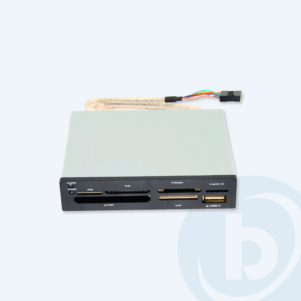CRW-UINB - Lector de Memorias Interno Sabrent, USB 2.0, 7 Slots